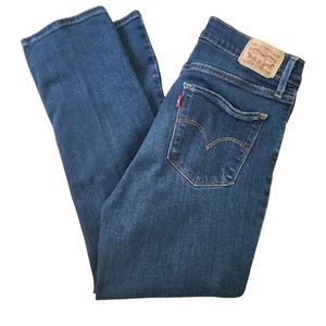 Levi's High Rise Straight Crop Jean Sz 10